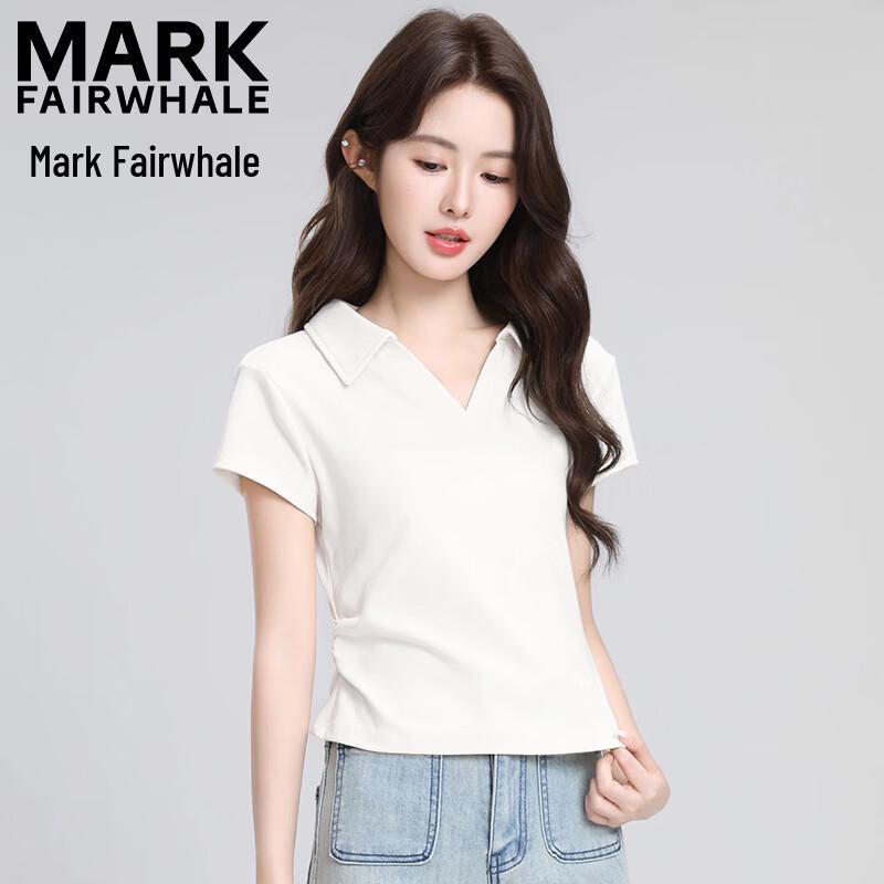 Mark Fairwhale Женская плиссированная футболка-поло