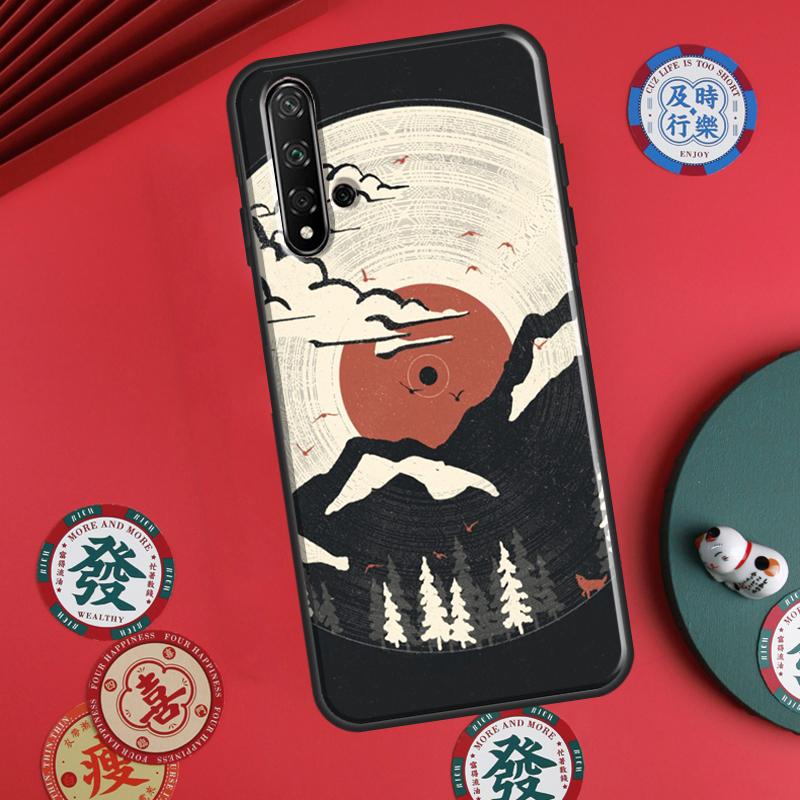 Vinyl Record Retro For Huawei P20 P40 P30 Lite P60 Pro Nova 12s 11i 12i 10 9 SE 5T Y91 Y90 Y60 Y70 Y72 Y61 Case