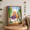 Disney Рапунцель DIY Масляная живопись Арт-картина Набор для рисования Домашний Декор Стены Ручная работа Подарок для Фанатов Принцесс Домашняя Арт-картина Декор Стены Подарок