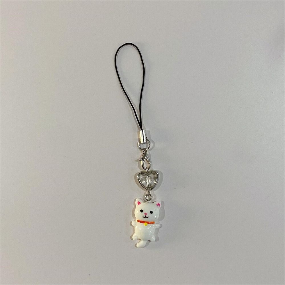 Anti Lost Y2K Phone Charm Cellphone Chain Phone Lanyard Cat Phone Strap Backpack Ornament
