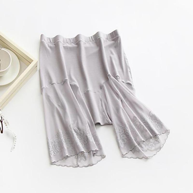 Плюс размеры защитные короткие брюки женские летние бесшовные под юбкой брюки против натирания боксеры женские сексуальные кружевные шорты для мальчиков женские