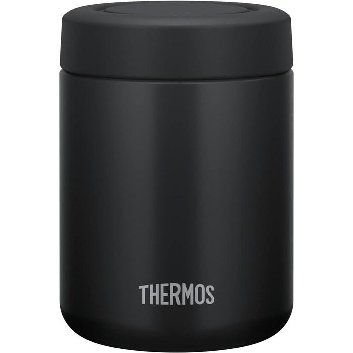 Термос Thermos с вакуумной изоляцией для супа 500 мл Черный Стандартная модель JBR-501 BK