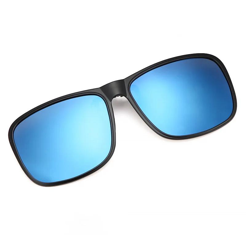Night Vision Clip-on Sunglasses for Driving Fishing Cycling Flip Up Sun Glasses Men Women UV Protection