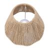 Плетеный из веревки абажур для настольной лампы E27 E14 Декоративный волнистый край Абажур для кухни Спальни Кафе