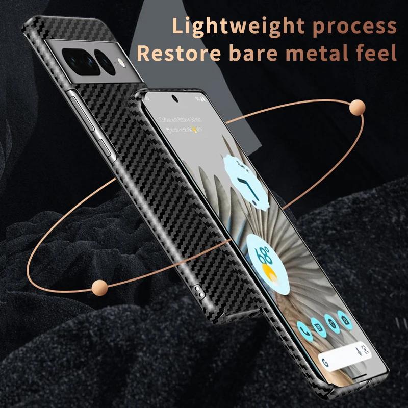 Ultra Matte Case Thin Magsafe For Google Pixel 8 7 Pro 7a Carbon Fiber Texture Magnetic Wireless Charging Hard Pc Cover For Google Pixel 8pro 7pro