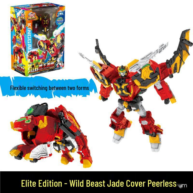 Kabo Car God's Crystal Beast Squadron Transforming Mecha Robot Toy
