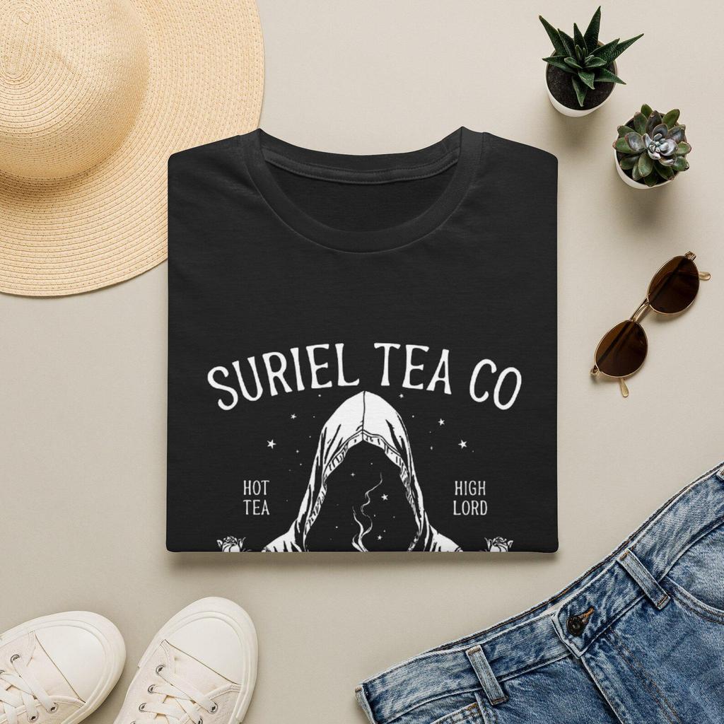 Suriel Tea Co Hooded Figure T-Shirt and kids tshirt | Occult Rose Tea Design