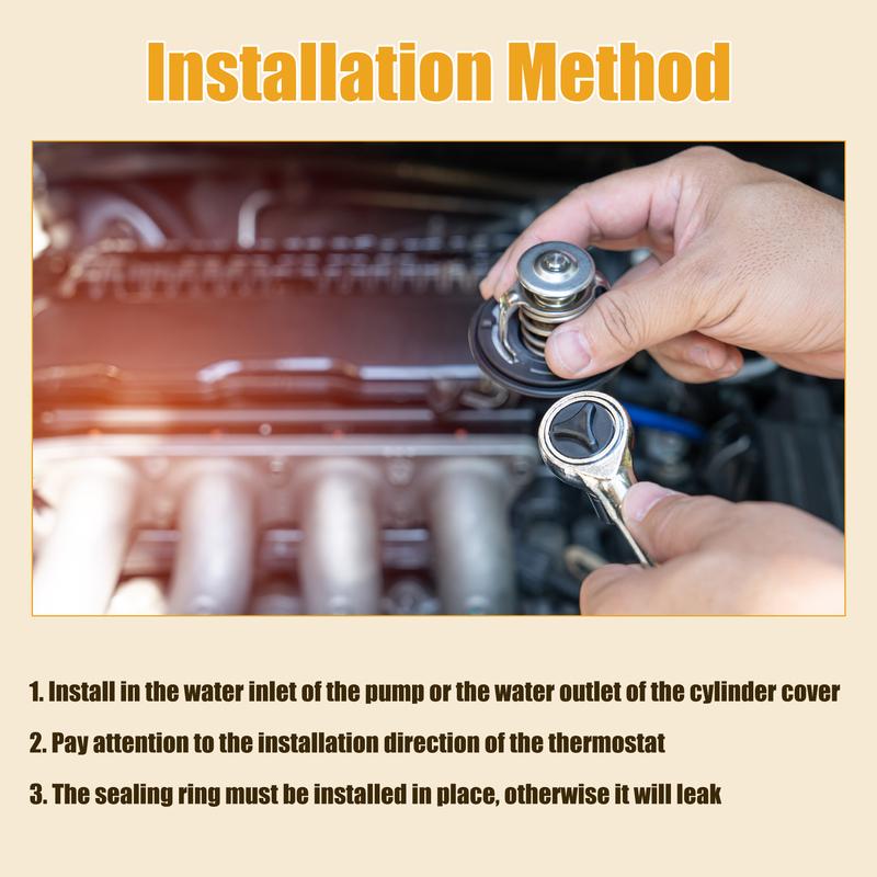 X Autohaux Car Engine Coolant Thermostat Housing 24507563/3091114/10226109 for Buick for Chevrolet 2500 for Oldsmobile 1987-2009