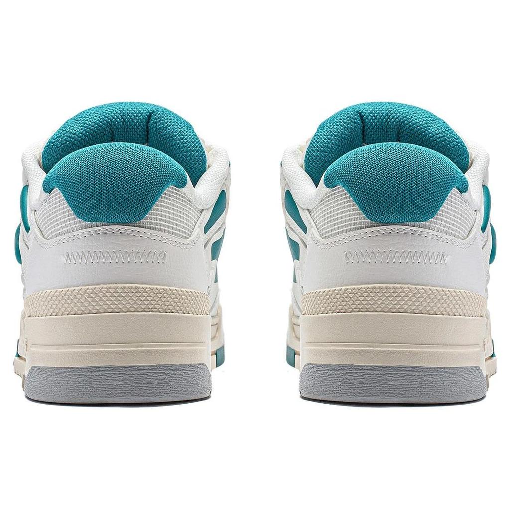 Li Ning Journey V2 Versatile Retro Skate Shoes Thick Sole Height Increasing Bread Shoes Non-Slip Wear-Resistant Lightweight Low-Top AGCT137-1