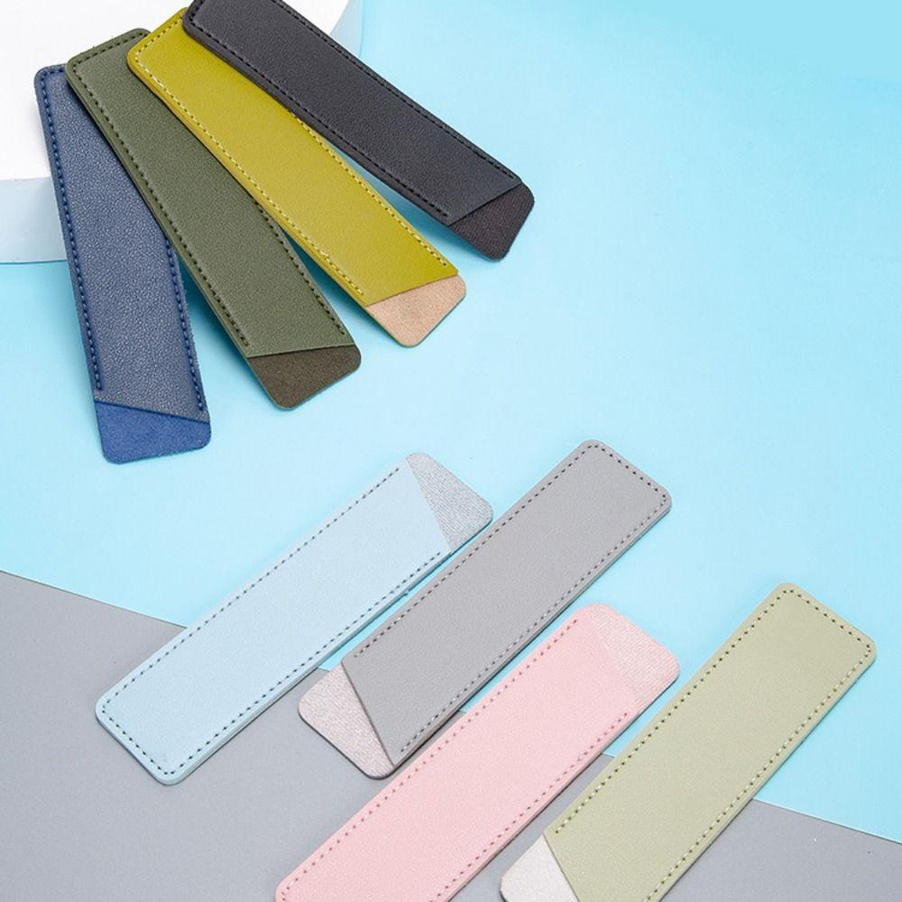 PU Leather Leather Pen Bag Handmade Pen Sleeve Pouch Pen Case Pocket Pen Protective Bag Scrapbook