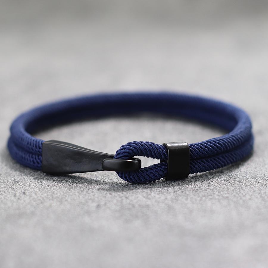 Double Milanese Rope Bracelet Men Black Easy Hook Braclet Wristlet Jewelry Male Armband Accessories Gift Pulseira