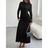 Женские платья осень-зима темперамент чистый цвет пакет бедра один лацкан