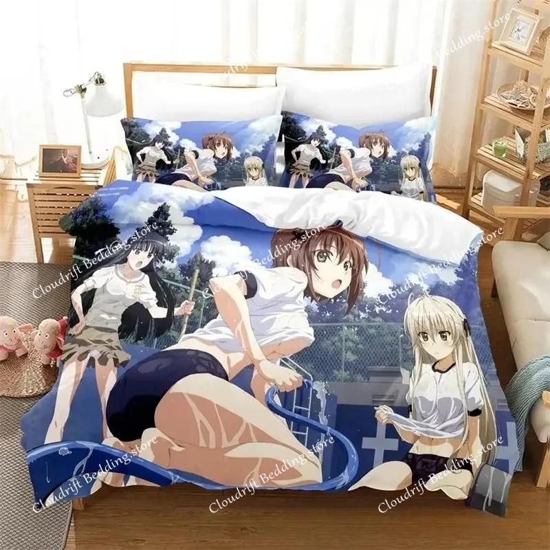 Аниме Yosuga no Sora Kasugano Комплект постельного белья для мальчиков и девочек Twin Queen Size Пододеяльник Наволочка Кровать Дети Взрослый Домашний Текстиль Текстиль