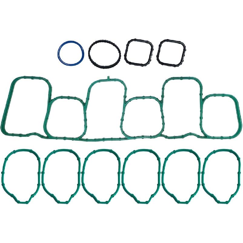 Engine Intake Manifold Gasket Kit Fits for Ford F-150 Mustang Edge for Lincoln MKZ MKX 3.5L-3.7L V6 DOHC 2011-2015