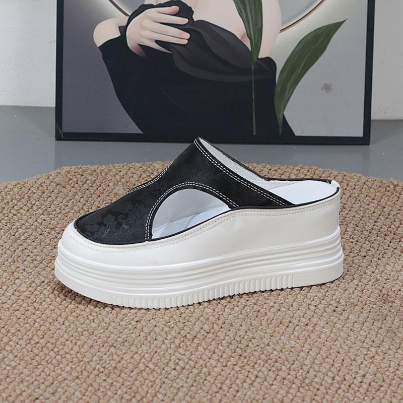 Fashion 7CM 11CM Platform Sneakers for Women Slip On Platform Slippers Flip Flop Women Casual Shoes Wedge Heel Women Summer Shoes