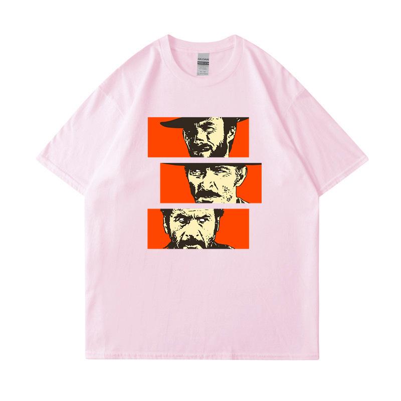 The Good the Bad and Ugly Blondie Angel Eyes Tuco Cowboy T Shirt Men Women Il Buono Brutto Cattivo Oversized Cotton Tee Shirt
