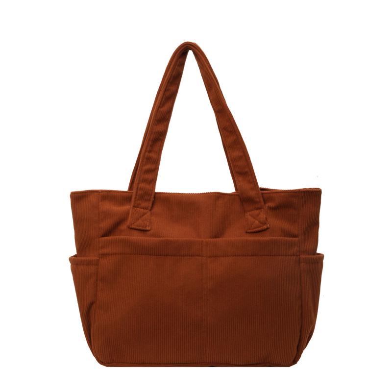 Холщовая сумка кроссбоди большой вместимости в японском стиле - Повседневная сумка-тоут и наплечная сумка для поездок на работу