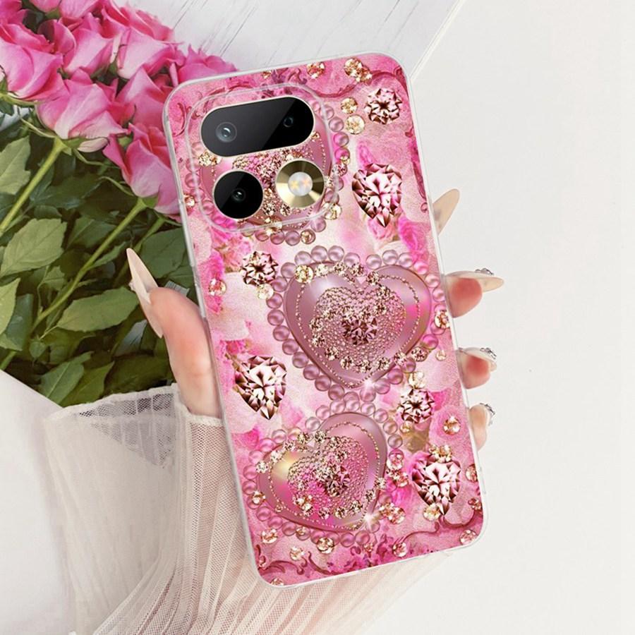 Чехол для Realme 16 Pro Цветок Бабочка Расписная Крышка Мягкий Силиконовый Корпус Для Realme16 16Pro 16 Pro+ Плюс Чехол для Телефона