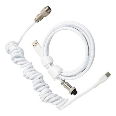 Игровая клавиатура Кабель Нейлоновый Type C на USB Двойная оплетка Кабель для механической клавиатуры 9.8 футов