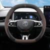 Чехол из замши для руля автомобиля для MG ZS HS ES5 2025 Автомобильные аксессуары для интерьера