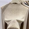 Fashion Semi-turtleneck Long Sleeved Women's Knitted Sweater Early Autumn New Slim Fit Pullover Tops Casual Simple Elegant Thin Inner Bottoming Shirt