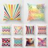 Nordic Style Colorful Geometric Print Pattern Cushion Cover Home Living Room Sofa Decoration Pillow Pillow Cover 45x45cm
