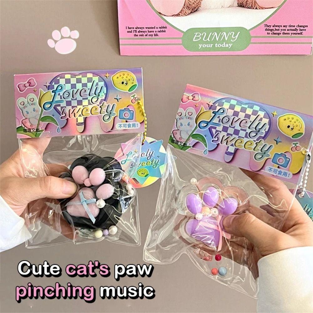 TPR Squeeze Cat Paw Vent Cat Claw Pinch Toy Безопасная кошачья лапа Медленно отскакивающая игрушка Декоративная