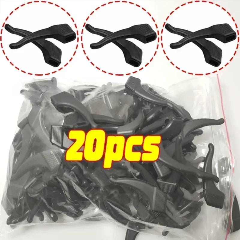 20-200pcs Glasses Anti Slip Covers Silicone Fixed Ear Hooks Glasses Leg Anti Drop Accessories Buckles Ear Hooks Behind The Ear