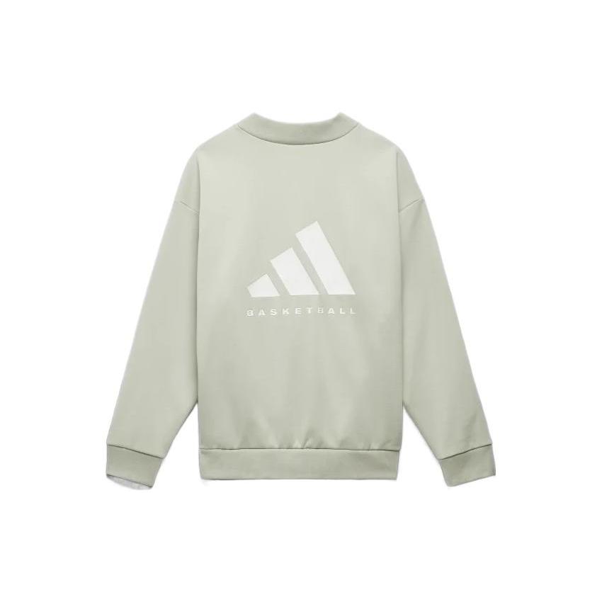 Adidas Originals Sweatshirts Unisex Light Green Half Turtleneck Moderate Regular IA3434-