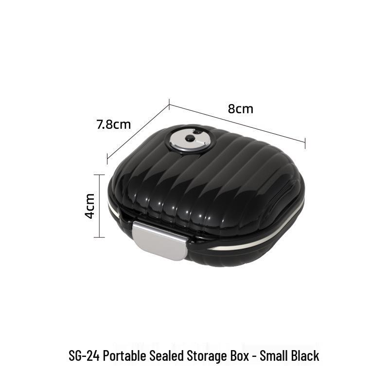 Mini Travel Pill Box: 7-Day Multi-Compartment Portable Dispenser for Pills, Tablets, and Jewelry. Sturdy, Sealed Storage.