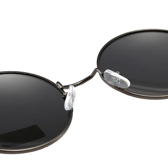 Retro Small Round Sunglasses for Men Women Polarized Circle Sun Glasses UV385 Protection Shades for Beach Vacation