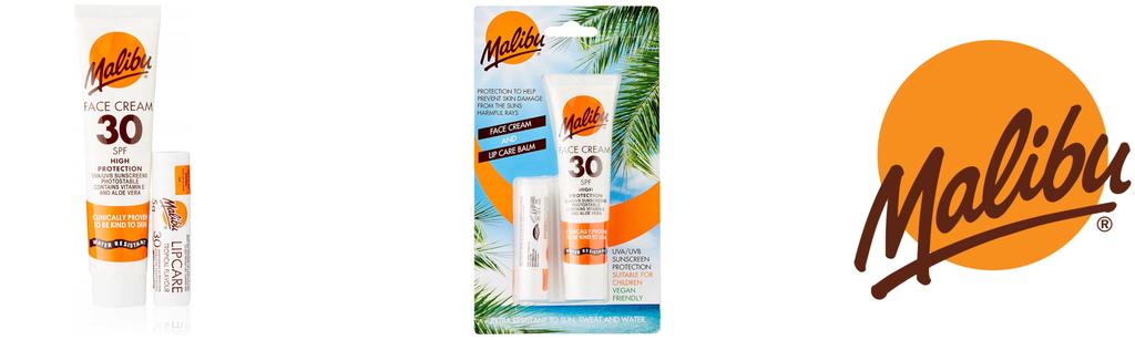 Набор: Крем для лица Malibu SPF30 + Помада SPF30