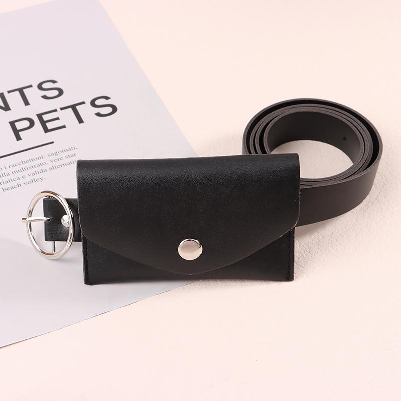 Поясной ремень 100 см, регулируемая поясная сумка из ПУ, металлическая пряжка, кошелек, чехол для телефона, женские декоративные ремни, рабочая сумка для продавца