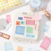 50mm * 2m/roll Kawaii Ins minimalist glitter label sticker tape DIY diary album scrapbook collage material stationery stickers