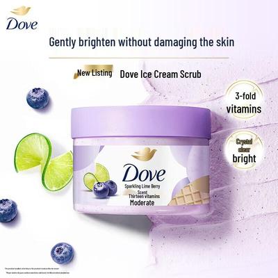Увлажняющий скраб Dove с ароматом лайма и ягод