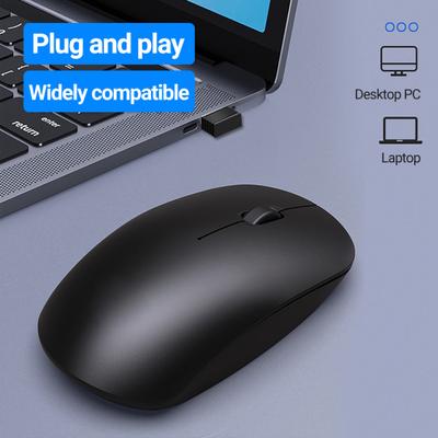Беспроводная мышь с питанием от батарей, бесшумная, для Windows, 2,4 ГГц, компьютерная мышь, широкая совместимость