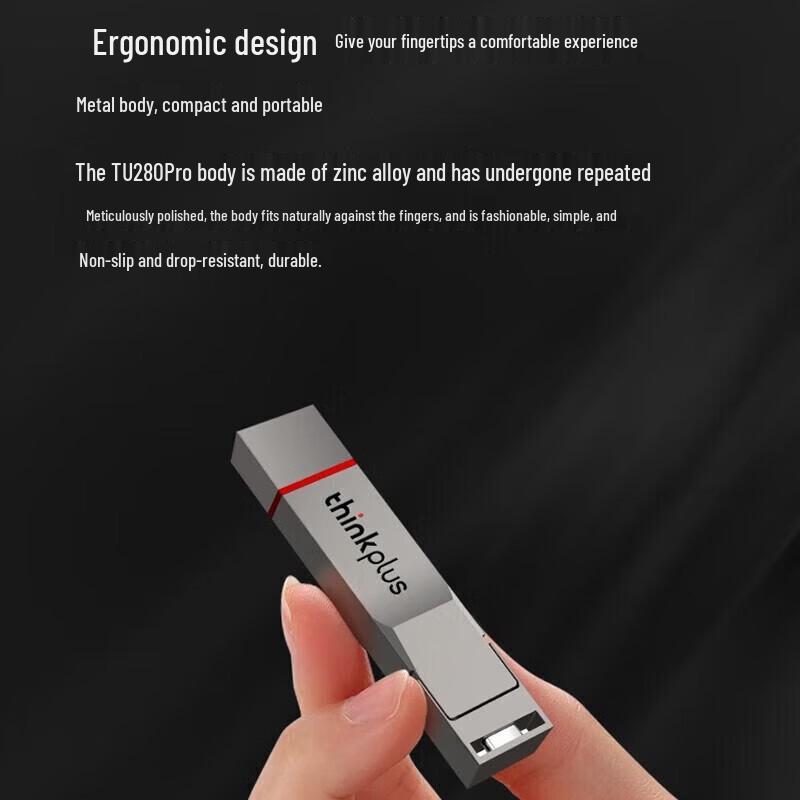 Lenovo SSD-накопитель Thinkplus TU280Pro с двойным интерфейсом USB-накопитель
