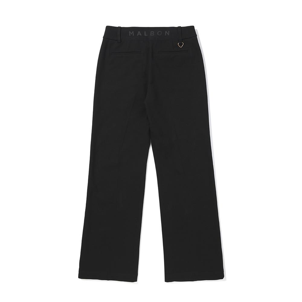 MALBON GOLF Women'S Out-Pocket Bootcut Pants Black (Woman)