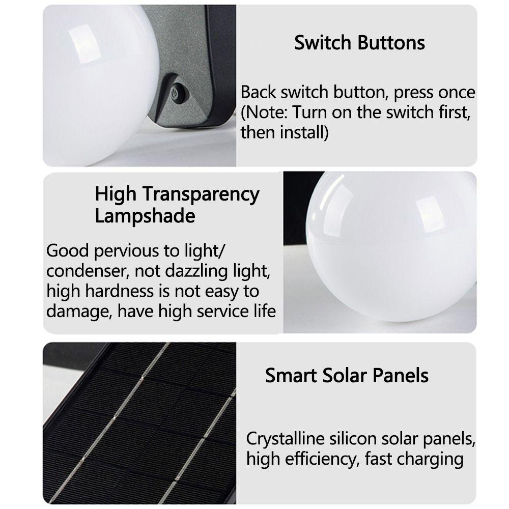 IP65 Waterproof Solar Wall Light Wall Mounted Solar Induction Lamp Solar Fence Lights  Wall Decor