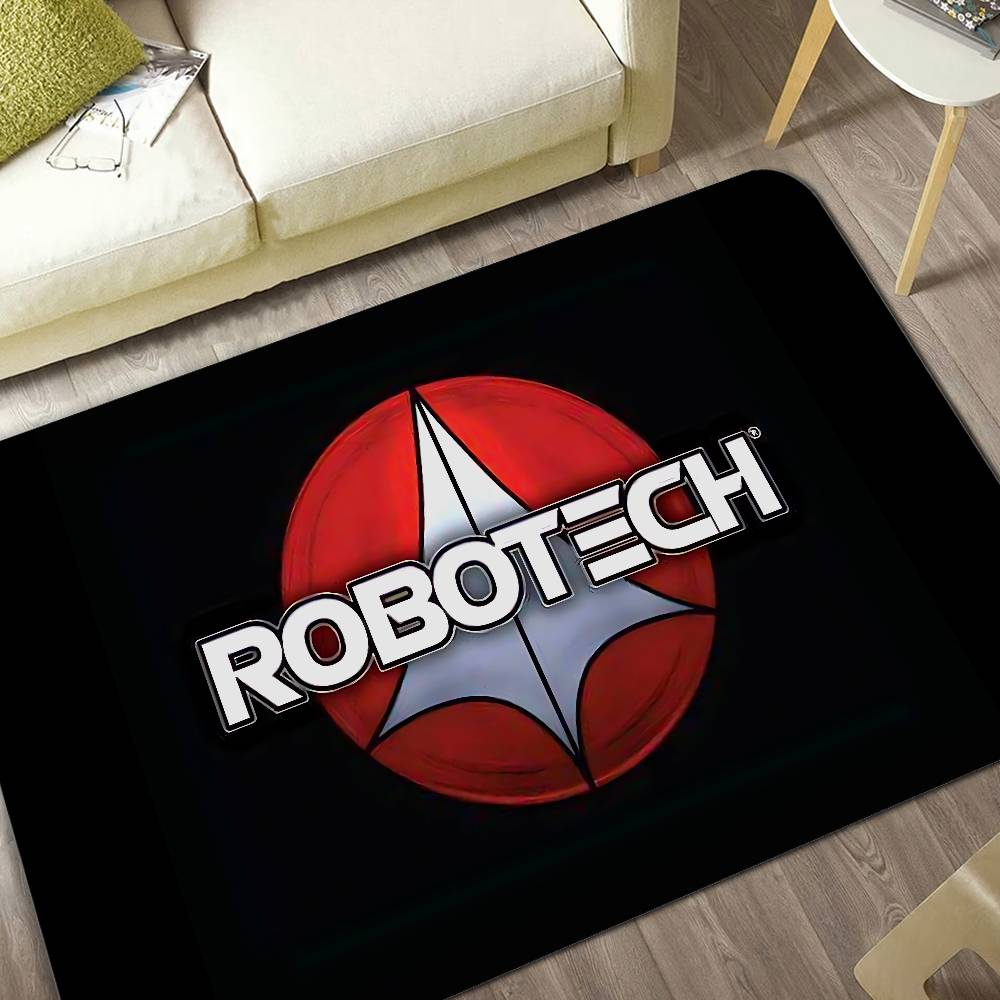 Anime R-Robotech Bathroom Mat Kids Room Bedroom Decoration Balcony Anti-Slip Doormat Living Room Welcome Rug