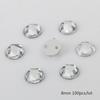 8/10/12mm Sewing Flatback Rhinestones Round Acrylic Beads Sew On Strass Crystal Stones For DIY Craft Scrapbook Decoration