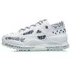Li Ning CF Peace Низкие спортивно-повседневные кроссовки Мужские Туманно-белые AGLR167-5