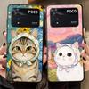 Чехол для телефона Funda для Xiaomi Poco F8 C75 C61 X3 X4 X5 X7 Pro F3 M3 M4 M7 M5 F1 C50 C71 Мультяшный Милый Кот
