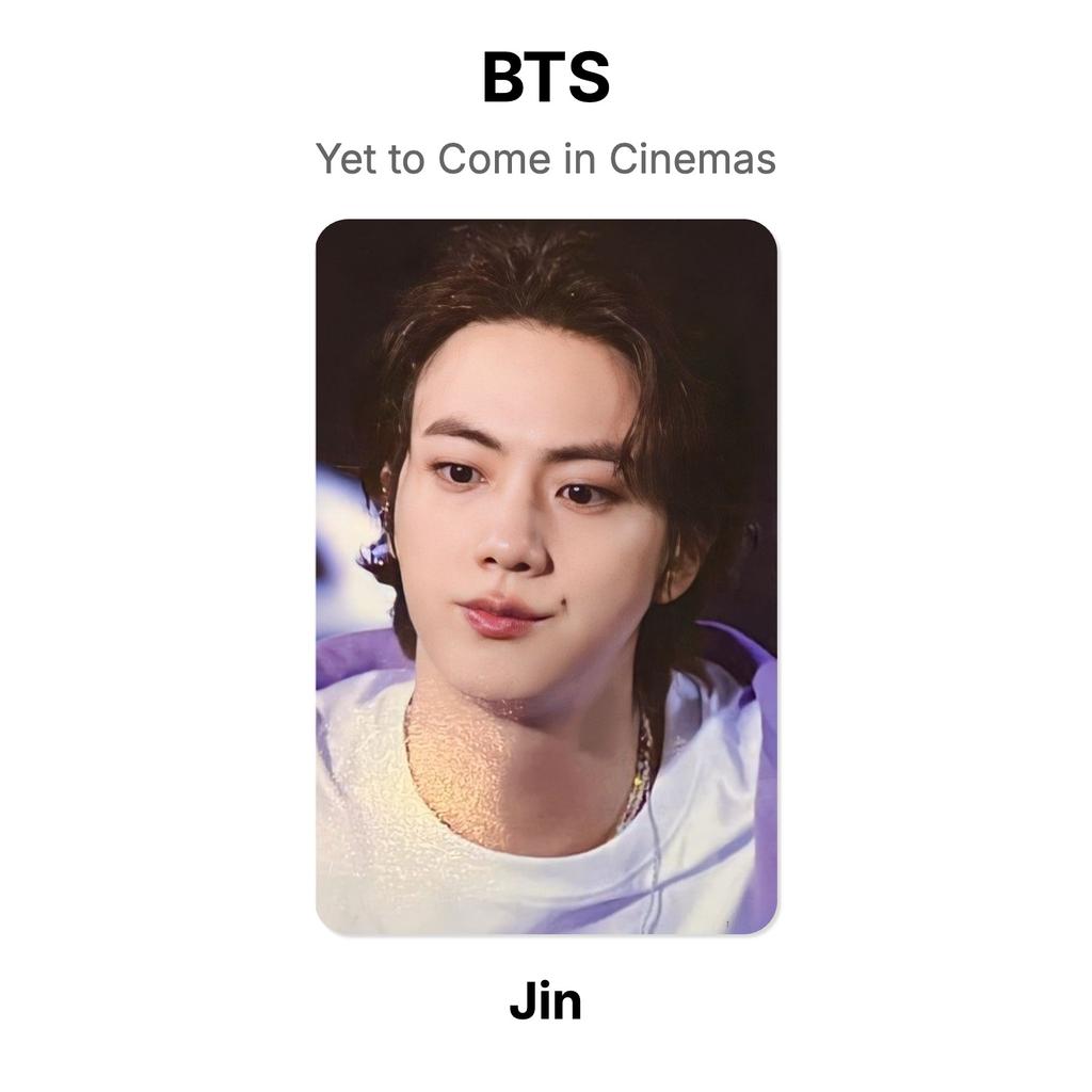 BTS Скоро в кино Официальная фотокарточка
