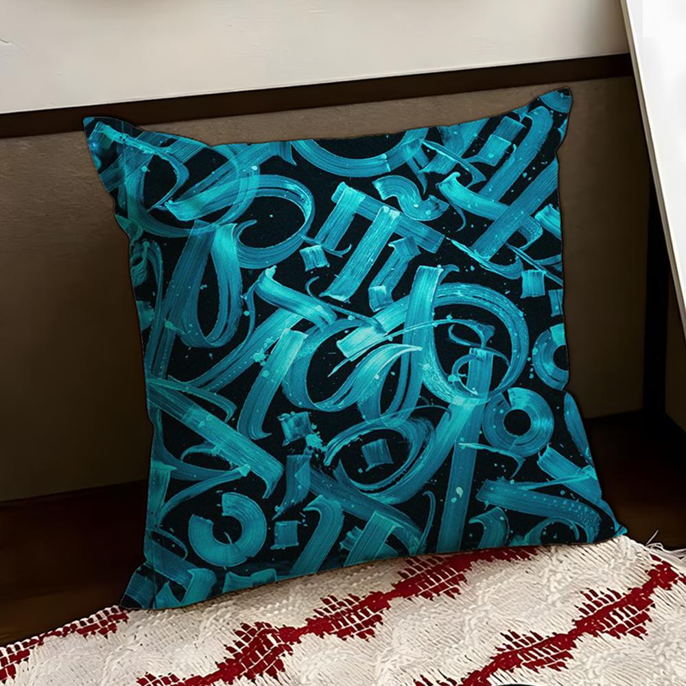 Art PPokras LLampas Cushion Cover Reversible Soft Durable Pillow Cover Home Car MultiScene Use for Daily Comfort