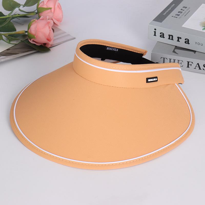 New Empty Top Hat Women's Sunscreen Hat Outdoor Sun Hat Women's Summer Empty Top Big Brim Big Brim Design