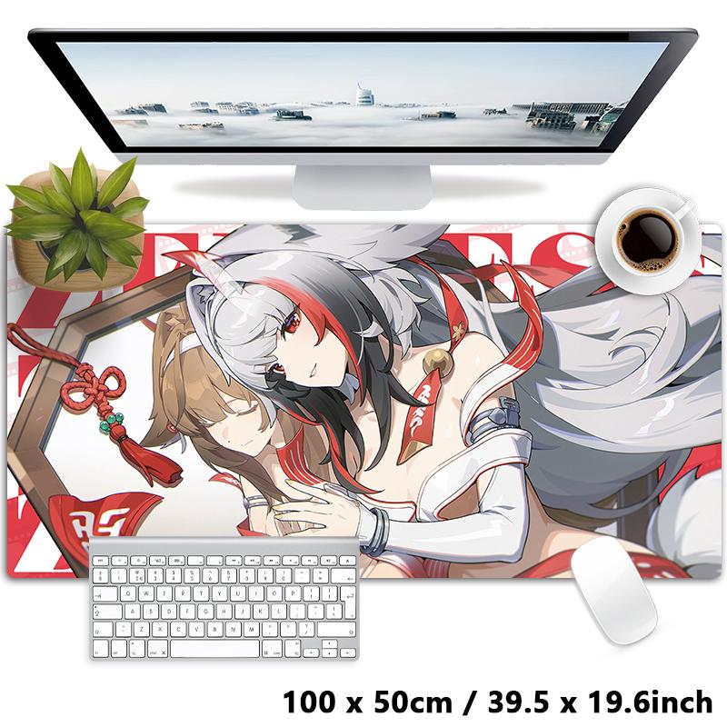 Zenless Zone Zero Mouse Pad ZZZ Yixuan Seed Ellen Hoshimi Miyabi Jufufu Yuzuha Alice XXL Large Mousepad Keyboard Mats
