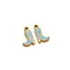 5pcs Stainless Steel Enamel Heart Star Martin Boot Shoes Charms for DIY Jewelry Necklace Bracelet Earring Making Accessories