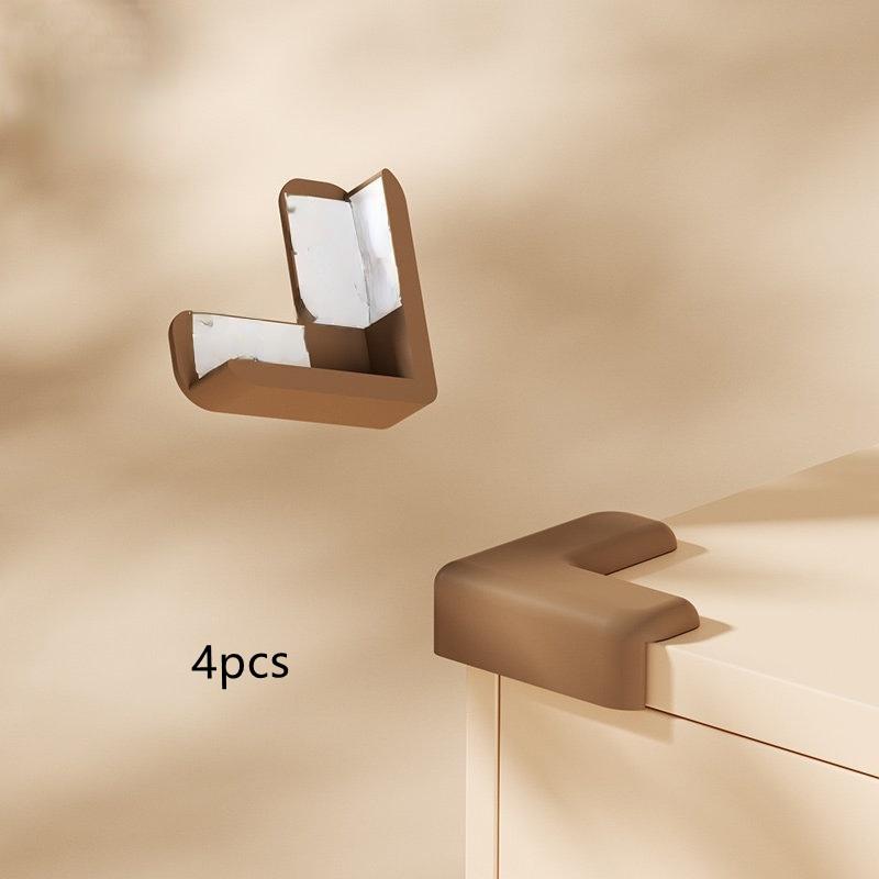 4 шт./компл., прозрачная защитная крышка L-образной формы для детской безопасности, угловая защита стола, защита детей