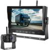Hizenyo Backup Camera Monitor Set with Recording Wireless Backup Truck IPS Automatic Loop Digital Split Switchable Between Normal and Mirrored Guide